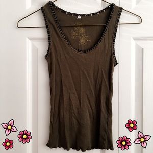 (SOLD!) Vintage embellished tank top